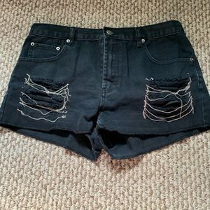Forever21 Black Jean shorts